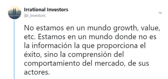 No estamos en un mundo